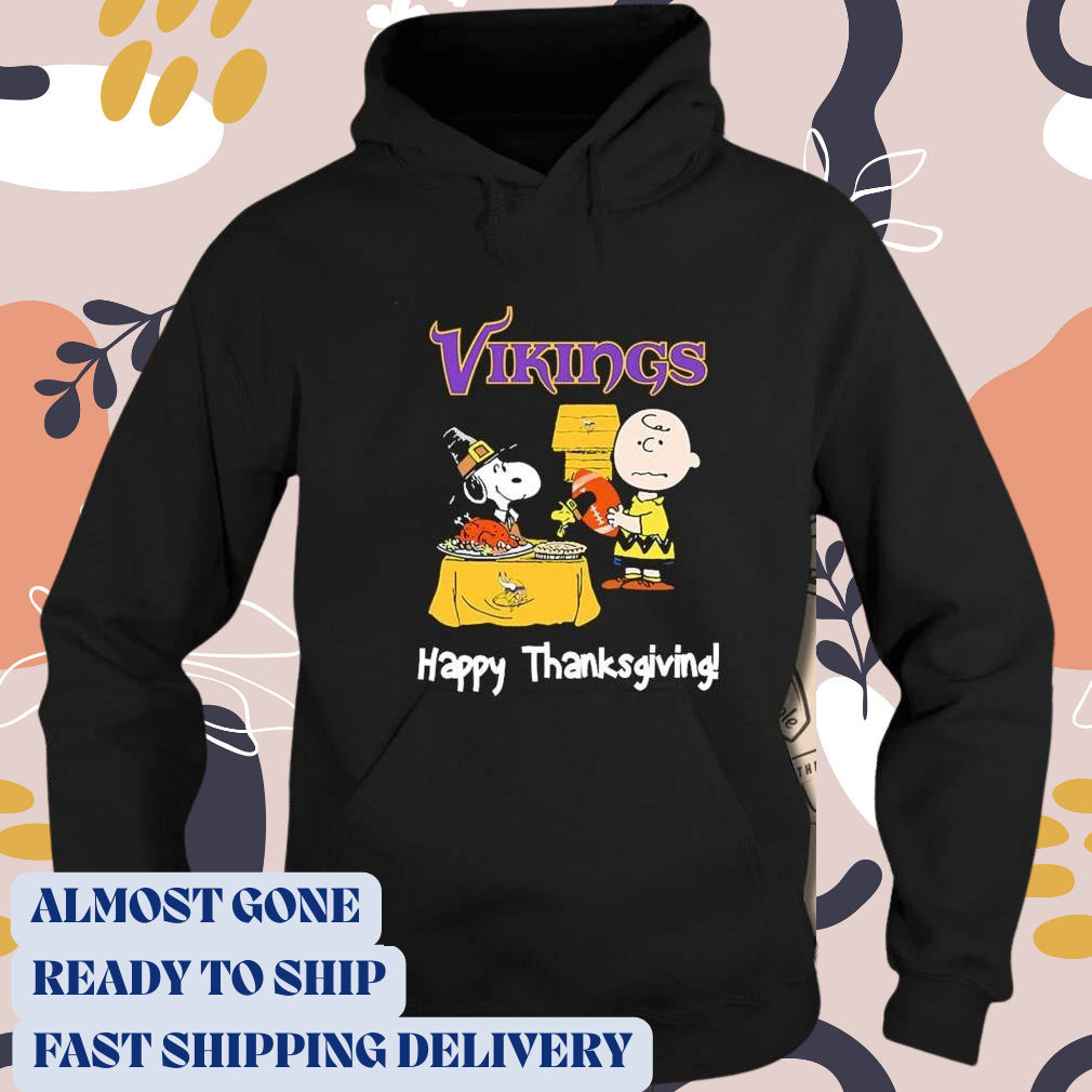 Peanuts Vikings NFL Football T-Shirt