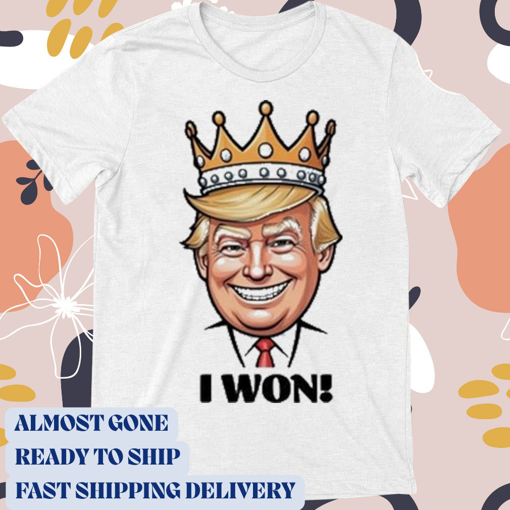 Official Congrats Donald Trump I Won 2024 Caricature T-Shirt