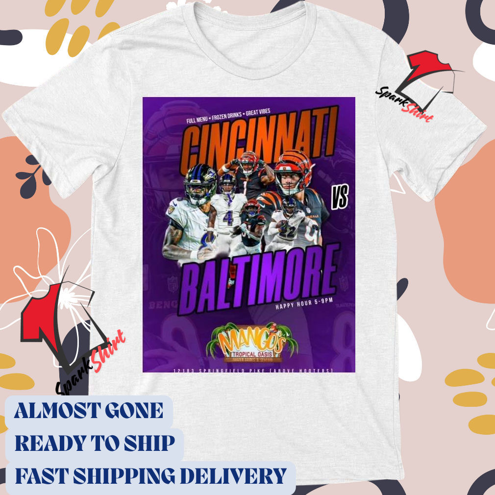 Cincinnati Bengals vs Baltimore Ravens T-shirt