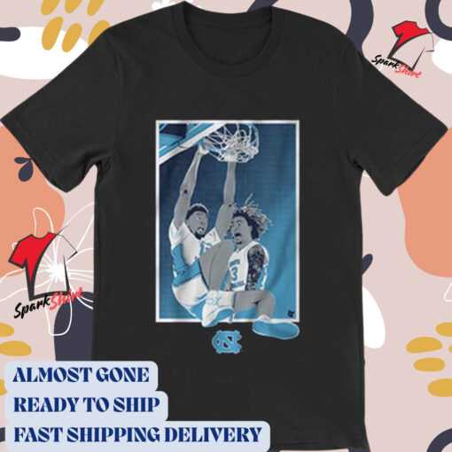 Official UNC Basketball Jalen Washington And Elliot Cadeau North Carolina Tar Heels t-shirt