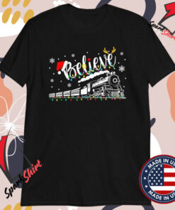 Believe Train Christmas T-Shirts