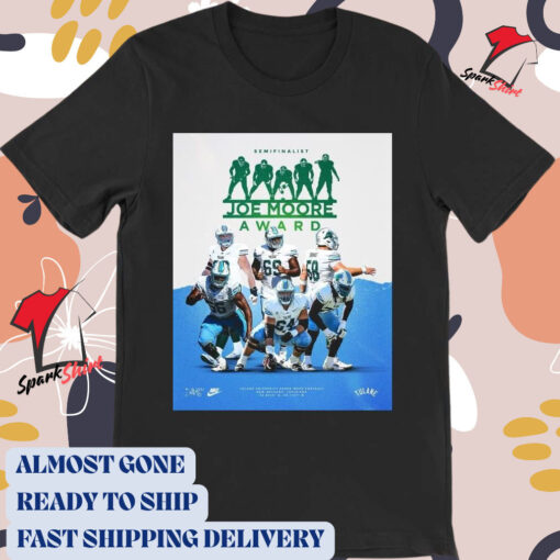 Official Poster Tulane Green Wave Football Joe Moore Award semifinalists t-shirt