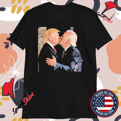 Trump Biden Kissing T-shirts