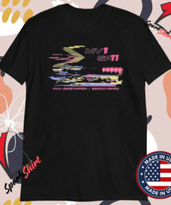 Max Verstappen Sergio Perez 2024 Worldwide Retail T-Shirts