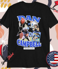 Dan Campbell Detroit Lions Dreamathons T-shirts