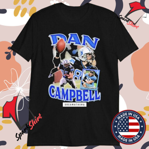 Dan Campbell Detroit Lions Dreamathons T-shirts