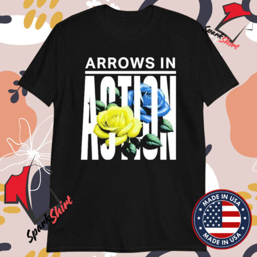 Arrows In Action Floral T-Shirts