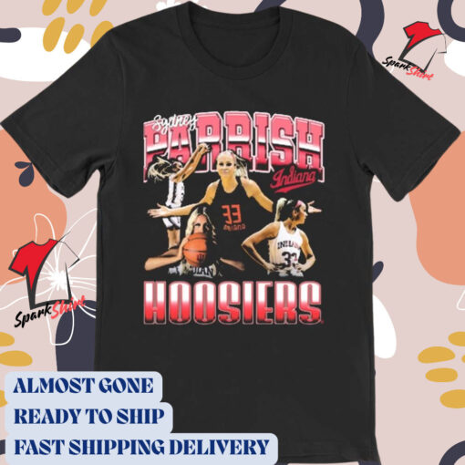 Official Sydney Parrish Indiana Hoosiers 90s Vintage Players Graphic t-shirt