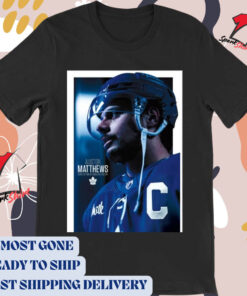 Official Auston Matthews Captain Toronto Maple Leafs NHL 2024 Poster t-shirt