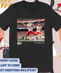 Official Travis Kelce Kansas City Chiefs NFL 2024 Flash Features Week 8 October 27 t-shirt