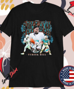 Tyreek Hill The Cheetah Notorious Miami Dolphins Player T-Shirts