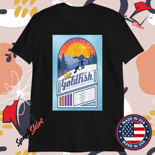 GoldFish Discofish Snow 2025 Tour T-shirts