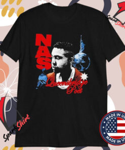 Nas Nasir Jones Queensbridge Poet T-shirts