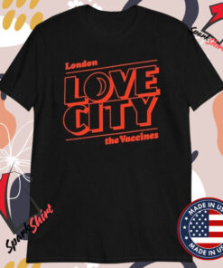 The Vaccines Love City London T-shirts