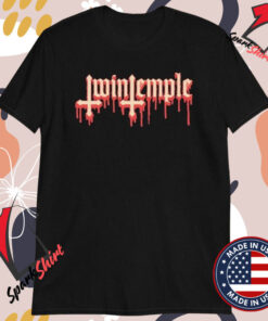 Twin Temple Drip Logo T-shirts