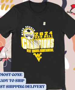 Official SDC WVU Men’s Soccer 2024 Sun Belt Champions West Virginia Mountaineers Graphic t-shirt