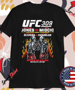 UFC 309 Jon Jones Vs Stipe Miocic Charles Oliveira Vs Michael Chandler World Heavyweight Championship Saturday Nov 16TH 2024 New York City T-shirts