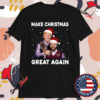 Trump Vance Brothers Make Christmas Great Again Santa T-Shirts