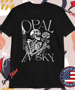 Opal In Sky Deathrose Skeleton T-shirts