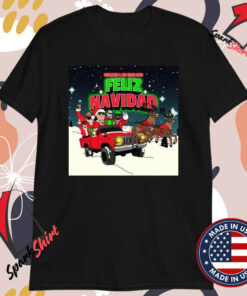 Giovannie And The Hired Guns Feliz Navidad T-shirts