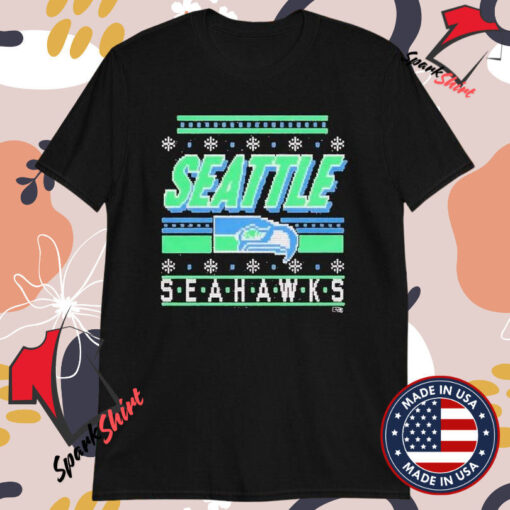 Seattle Seahawks Ugly Holiday Christmas T-shirts