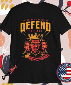 Cleveland Cavaliers Defend The Land Lebron James T-shirts