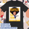 Official Poster Pat Murphy Milwaukee Brewers 2024 NL Manager of the Year Award winner MLB Baseball t-shirt