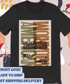 Official Poster American Aquarium November 30 2024 Terminal West In Atlanta GA t-shirt