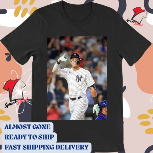 Official Aaron Judge NY Yankees gets a RBI tonight someone who retweets and is following is winning a MLB t-shirt