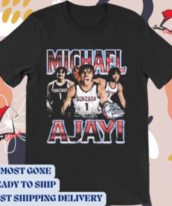 Official Michael Ajayi 90s Graphic Gonzaga Bulldogs Vintage Players t-shirt