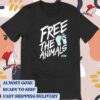 Official James Cromwell Free The Animals T-Shirt