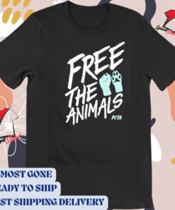 Official James Cromwell Free The Animals T-Shirt