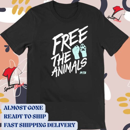 Official James Cromwell Free The Animals T-Shirt