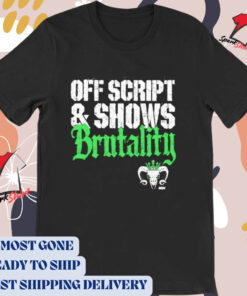 Official Will Ospreay – Off Script And Shows Brutality Vintage AEW 2024 t-shirt