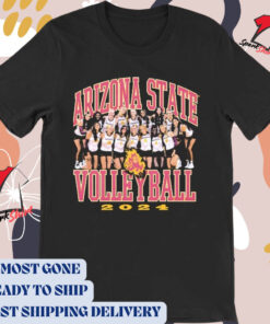 Official Arizona State Women’s Volleyball Team 2024 Players Graphic t-shirt