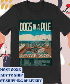 Official Poster Dogs In A Pile Winter 2025 Show 1-28 Salt Lake City UT t-shirt