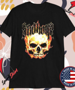 Sad Boyz Skull Flames T-shirts