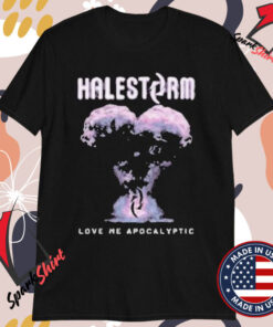 Halestorm Love Me Apocalyptic Heart Juniors T-shirts