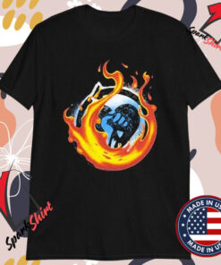 Rise Against Flamed Heartfist T-shirts