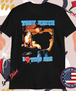 Toby Keith I Love This Bar Signature Vintage T-Shirts