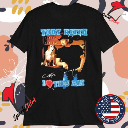 Toby Keith I Love This Bar Signature Vintage T-Shirts