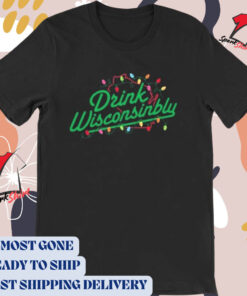 Official Drink Wisconsinbly Merry Christmas 2024 Lights t-shirt