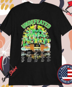 Oregon Ducks Undefeated Signatures T-shirts