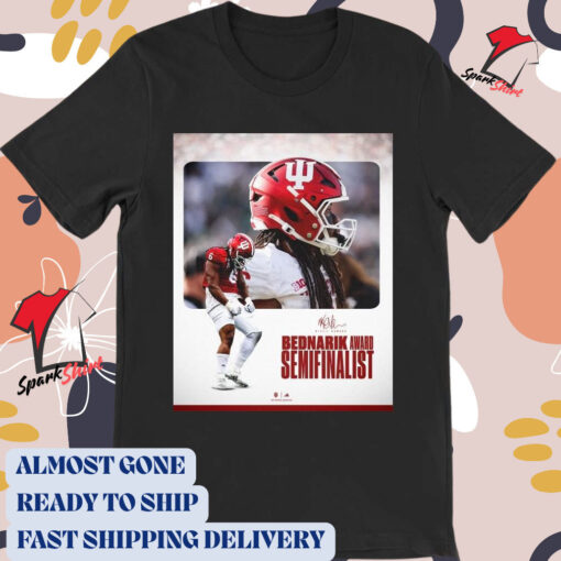 Official Poster Indiana Hoosiers Justice Ellison Bednarik Award Semifinalist Signature t-shirt