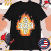 Half Evil 333 Flaming Logo T-shirts