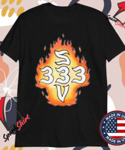 Half Evil 333 Flaming Logo T-shirts