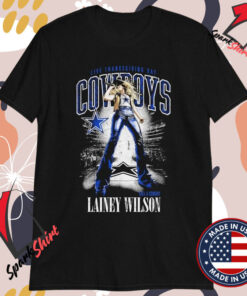 Lainey Wilson Dallas Cowboys Thanksgiving Halftime Call A Cowboy T-Shirts