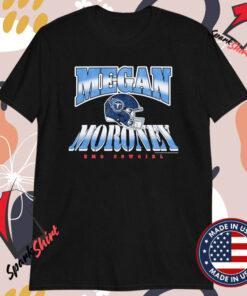 Megan Moroney X Tennessee Titans Emo Cowgirl Helmet T-shirts.