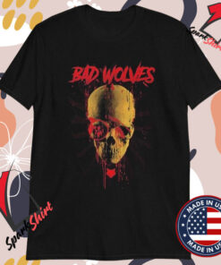 Bad Wolves Bloody Skull T-shirts