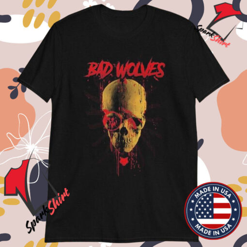 Bad Wolves Bloody Skull T-shirts